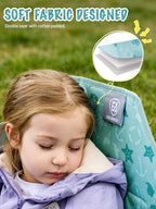 EVER ADVANCED Kids Hammock Chair Foldable, Kids Camping Chair with Stand Portable, Hammock Swing Chair with Cup Holder, Child Camping Gear Carry Bag for Traveling Outdoor Patio Supports 125LBS Green