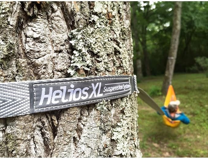 ENO, Eagles Nest Outfitters Helios XL Ultralight Hammock Straps Suspension System with Storage Bag, 300 LB Capacity, 13'5" x 1"