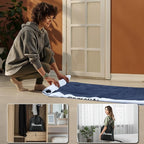 YITAHOME Queen Size Air Mattress with Fitted Sheet, Elevated Inflatable Bed with High-Speed Pump, Carry Bag and Repair Tools for Home, Travel, and Camping - 80''L x 60''W x 18''H
