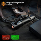 sofirn HS40 Rechargeable Headlamp 2000 Lumens, Super Bright Headlamp Flashlight with 6500k SST40 LED, IPX8 Water Resistance, Magnetic Tail Cap, Small Head Lamps to wear for Adult Camping Hking