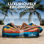 Chillbo Lazybone Inflatable Lounger - Ultimate Inflatable Couch for Maximum Chill - The Perfect Blow Up Couch for Music Festivals Or Lounger for Camping