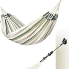 La Siesta® XL King Brisa Classic Hammock & CasaMount, Walls Ceilings Beams Suspension Kit -Indoor Outdoor Hammock Swing, Weather Tear Resistant, Cedar