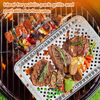 CYEAH 20 Pcs Aluminum Foil Pans, 16 x 12 in Large Aluminum Pans, Aluminum Cookie Sheets for Baking, BBQ Grill Topper Pan for Food Prepping, Outdoor Cooking and Camping