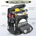 Tactical Backpack Cooler, AYAMAYA Leakproof 40 Cans Soft Cooler Backpack with Handle, Waterproof Insulated Tactical Lunch Box Bag for Work, Beach, Travel, Camping, Picnic, Hiking
