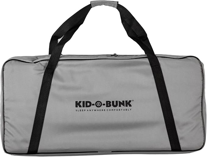 Disc-O-Bed Youth Single Camping Cot Kid-O-Bed, Portable Sleeping Cot for Kids with Included Carry Bag, Indoor and Outdoor Use, Navy