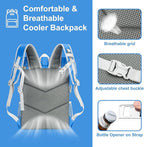Backpack Cooler Backpack 26 Cans Insulated Leak Proof for Women Men Beach Camping Picnic Fishing Hiking Lunch Backpack Waterproof Cooler