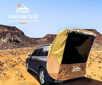 Hasika SUV Tailgate Tent, Universal Car Camping Awning, 3000mm Waterproof & UPF 50+ - Portable Hatchback Privacy Shelter for SUVs - Easy 2-Min Setup Road Trip Essentials Yellow