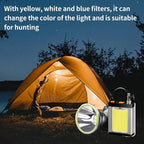 High Power LED Headlamp Separate Design Outdoor Head lamp Waterproof Rechargeable Long Range Headlight Suitable for Camping Hiking Fishing Hunting