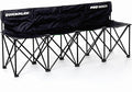 QUICKPLAY PRO Portable Folding Bench – Available in 4, 6, and 9 Seats & 6-Seat Shelter | Heavy-Duty, Fast Set-Up Seating for Sports, Camping, and Outdoor Activities