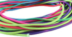 KONMAY 3.0mm Shock Cord Bungee Cord for Drawstrings & Adjusters, Rainbow Elastic Cord for Apparel, Outdoor Gear,Camping, Tents, Tie Downs & DIY Utility, 20 Yards