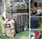 first aid kit bag empty Molle ifak pouch emt tactical medical pouch med rip away belt pouch small rescue tool pouches (OD)
