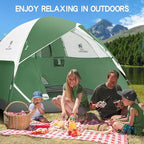 CAMEL CROWN 4/6 Person Tent Waterproof Lightweight Portable Backpacking Tent for Outdoor Camping Hiking