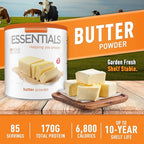 Emergency Essentials, Butter Powder, Emergency Food Supply, High-Calorie Survival Food, 2-lb. Large Can, 10-Year Shelf Life