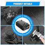 Nilight 63Gal/240L Water Storage Bladder RV Potable Water Bladder Tank Camping 1000D PVC Foldable Collapsible Water Storage Containers for Truck Bed Carrier Garden Irrigation Emergency Water Use Black