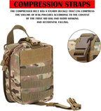 ifak pouch first aid kit bag empty molle tactical medical pouch plate carrier medic rescue bag EMT first med pouches (CP)