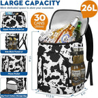 Capolo Cooler Backpack for Men Women Insulated Backpack Cooler Leak Proof Thermal Bag Beverage Soft Cooler Bag Lunch Backpack for Camping 30/45 Cans