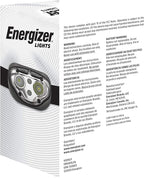 Energizer PRO-400 Headlamp Rechargeable, IPX4 Water Resistant Rechargeable Headlamp, Ultra Bright Multiple Light Modes Head Lamp, Camping, Running, Outdoors, Emergency Light, USB Included