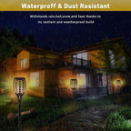 Aityvert Upgraded Solar Torch Lights 43 inches Flickering Dancing Flames Outdoor Waterproof Landscape Lighting Dusk to Dawn Auto On/Off Solar Lights for Yard Garden Patio Pool 1-Pack