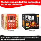 70 pcs Fire Starter - Natural Fire Starters for Campfires, Fire Pit, Pizza Oven, Fireplace, Smoker, BBQ, Pellet Stove & Wood - Fire Starters for Grill, Charcoal Starter
