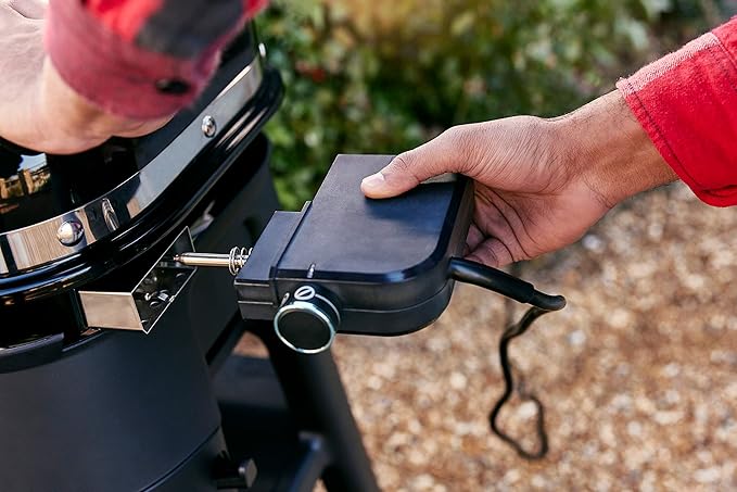 Weber Lumin Compact Outdoor Electric Barbecue Grill, Light Green - Great Small Spaces such as Patios, Balconies, and Decks, Portable and Convenient