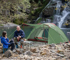 KAZOO 2／4 Person Camping Tent Outdoor Waterproof Family Large Tents 2/4 People Easy Setup Tent with Porch Double Layer | Outdoor, Waterproof, Family, Large, Tents, Easy Setup