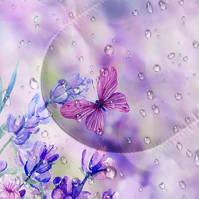 AILONEN Kawaii Panda Sleeping Bags,Lightweight & Waterproof,3 Season Warm & Cool Weather,Dreamy Purple Flower Animal Themed Sleeping Bags for Boys,Girls,Kids,Adults Travelling,Outdoors