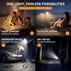 BUBRA 40" Telescopic Camping Light with Stand, 8000mAh Rechargeable LED Work Light & Camp Lantern, 1000LM Portable Tripod Lamp, 20H Runtime for Power Outages, Survival Gear and Camping Essentials