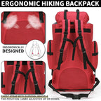 Hiking Backpack for Men 70L/100L Camping Backpack Military Rucksack Molle 3 Days Assault Pack for Climbing | Camping Backpack, 3 Days Assault Pack, for Climbing