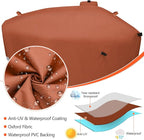 QuliMetal Grill Cover for Camp Chef 24 Pellet Grills, Model DLX 24, SmokePro 24, Woodwind 24 Pro Pellet Grills, PG24, PG24LS, PG24S, PG24SE, PG24LTD, PG24XT, SG24, SmokePro DLX, Anti-UV 600D, Brown