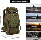 Hiking Backpack for Men 70L/100L Camping Backpack Military Rucksack Molle 3 Days Assault Pack for Climbing | Camping Backpack, 3 Days Assault Pack, for Climbing
