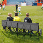 Yaheetech Foldable Sideline Bench 600D Oxford Double Layer Fabric