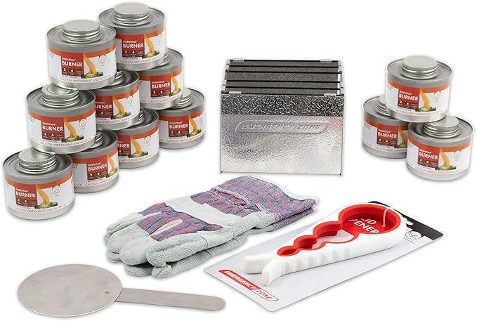 New & Improved! Emergency Cooking Fuel Premium Storage Set, 20+ Year Shelf Life | Available in 4 Cans, 12 Cans, or 24 Can Packs