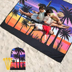 Beach Blanket Waterproof Sandproof Extra Large Beach Mat 79" X 83"/120"x108"for 1-8 Adults Quick Drying Durable Outdoor Picnic Mat for Beach Travel Camping Hiking