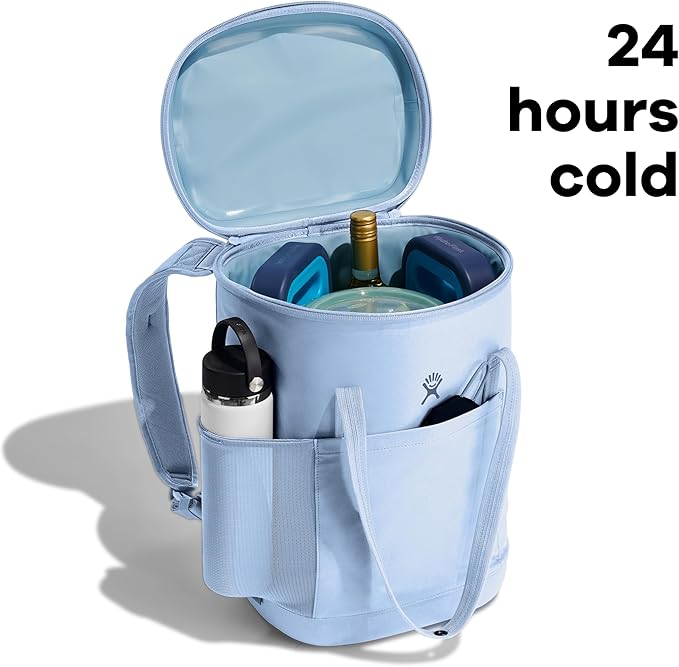 Hydro Flask Cooler Backpack - Insulated Portable Soft Cooler - 20 L Capacity in Surf Blue