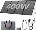 400W Portable Solar Panel for Power Station, 400 Watt 36V ETFE Foldable Solar Panel Charger, IP67 Waterproof Enhanced Kickstands for Off-Gird Outdoor Camping RV SUV Emergency Power Supply