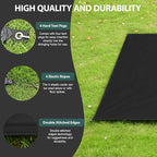 KRUI Tent Footprint, PU 2000 Waterproof Camping Tarp, Durable Tent Floor Saver for Hiking, Backpacking, Hammock, Beach and Picnic