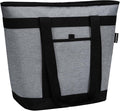 Insulated Cooler Bag, Reusable Grocery Bags for Hot/Cold Food, Thermal Food Delivery Bag for Beach, Travel, Picnics
