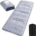 Folding Camping Cot Pad - Portable & Comfortable Outdoor Sleeping Mat with Elastic Strap, Lightweight Waterproof Bottom Mattress Pad
