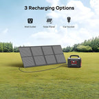 MARBERO Solar Generator 296Wh with Solar Panels 60W Portable Power Station with 300W Pure Sine Wave Solar Generator with Panels Included USB DC AC Outlet for Camping RV Van Outdoor Emergency Home