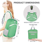 35L Foldable Waterproof Backpack For Outdoor Sports Travel Inside Wet Clothes Compartment Packable For Multiple