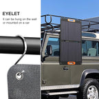 Solarapex 100W Portable Solar Panel, IP67 Waterproof ETFE One-Piece Lamination, 23.5% Efficiency Foldable Charger, USB/Type-C/MC4/XT60/DC8020/Anderson Output for Power Station Camping RV