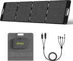 Portable Solar Panel 80 Watt for Power Station, IP67 Waterproof Foldable Solar Cell Solar Charger w/ XT60 Anderson DC 8mm 7909 5521 Connector for Camping, RV, Off Grid Living