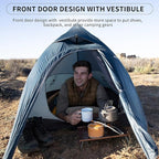 Naturehike Cloud-Up 1 Person Tent, Lightweight Backpacking Tents for One Man, Waterproof Ultralight One Person Tent for Camping Hiking Backpacking