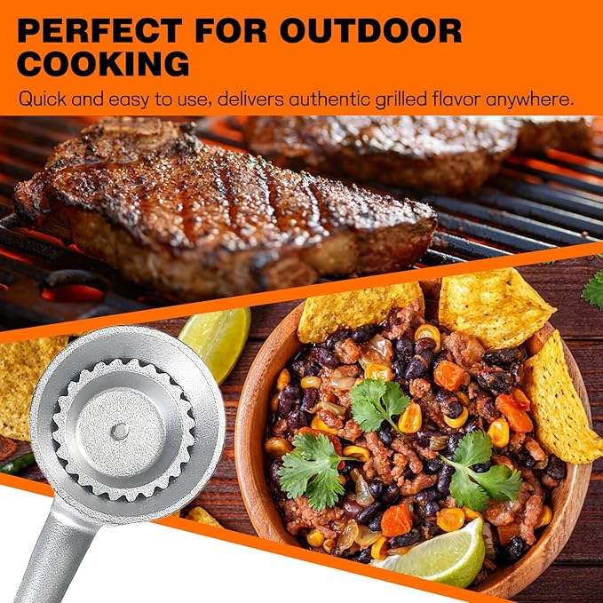 Veralune Taper High Pressure Cast-Iron Propane Burner Head, with 20 PSIG Adjustable Regulator, Taper Burner Head for Turkey Fryer Burners, Outdoor Cooking, Camping