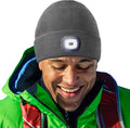 HEAD LIGHTZ® Rechargeable LED Beanie Hat – Hands-Free Lighted Cap for Running, Walking & Camping – As Seen on Oprah’s Favorite Things – Machine Washable, Unisex