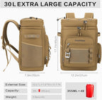 Large Waterproof Insulated Cooler Backpack for Men & Women, Leak Proof Cooler Backpack for Camping, Beach, Fishing, Picnic, Travel, Outdoor, 30L, 48Cans