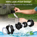 3.5 Gallon Camping Water Jug with Spigot, Water Container BPA Free Water Storage with Tool Bag, Portable Water Tank Emergency Water Storage for Hiking, Camping, Picnic, Home Use