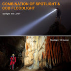 EverBrite 2-Pack Headlamp, Rechargeable LED Waterproof Headlight, USB Powered Head Lamp with Motion Sensor & Zoom, Ideal for Emergencies, Camping, and Outdoor Adventures