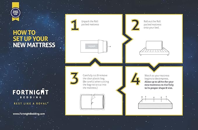 Customize Bed 8 Inch Queen Gel Memory Foam Mattress with Rayon Derived from Bamboo Cover, Queen Size Mattress in a Box, CertiPUR-US Certified, Made in USA