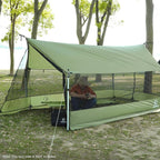 REDCAMP Large Hammock Hot Tent with Stove Jack, Waterproof & Windproof Winter Wall Tent with Snow Skirt, Ultralight 4 Season Tents for Camping, Hiking, Bushcraft, Backpacking, Hunting